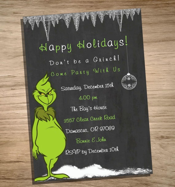 Christmas Invitation Ideas Office 9