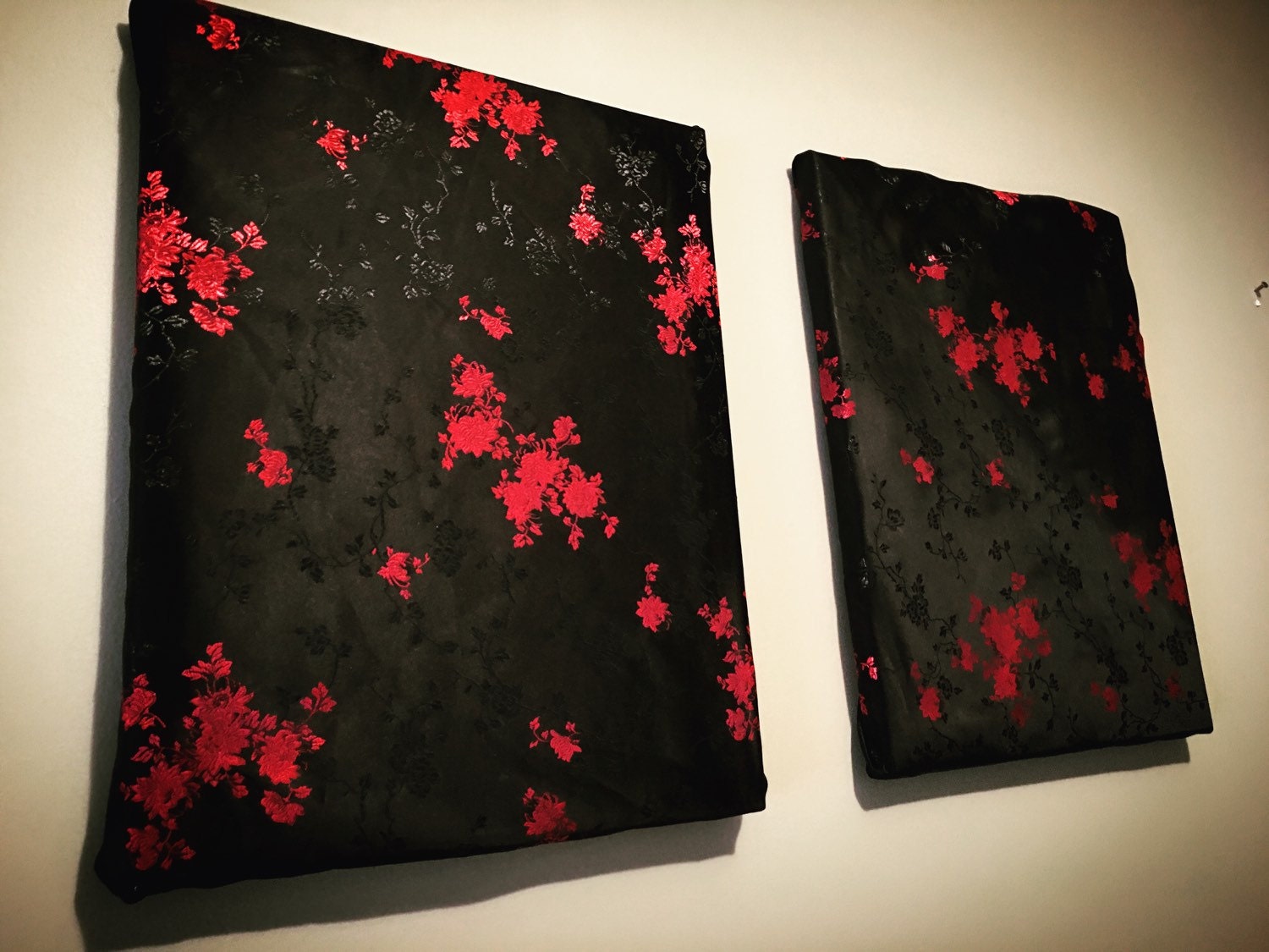 Fabric Covered Canvas Wall Art 11x14 . Many by SewLovelybyKelly