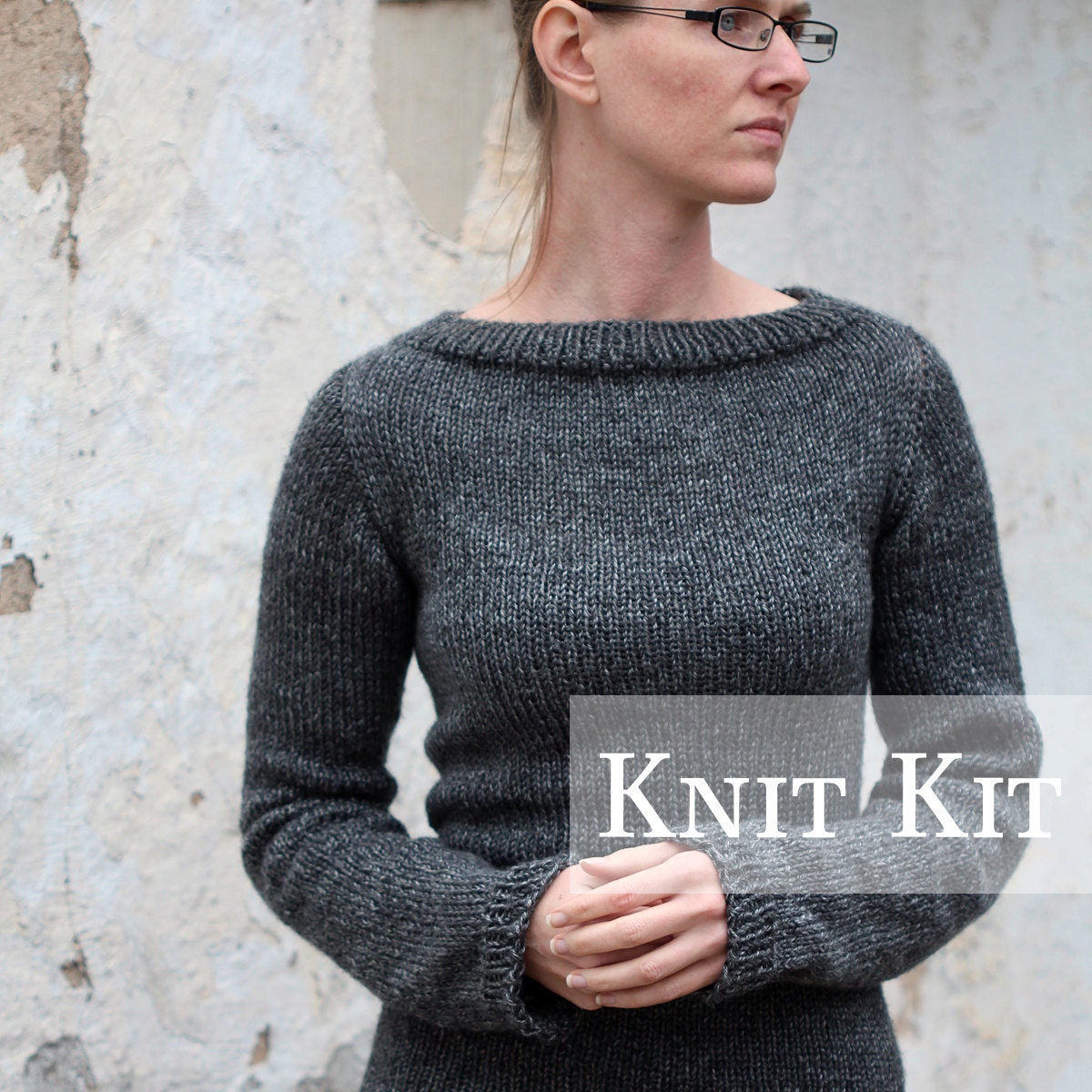 Sweater Knitting Kit Knit Kit Beginner Sweater Knitting