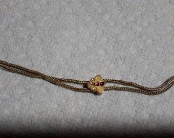 Wonderful Ladies watch necklace with slide.