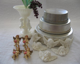 Vintage Cake Decoration Vintage Cake Toppers Vintage Cherub Cake Toppers Vintage Wedding Cake Toppers Angel Cake Topper From Made Of Flaws