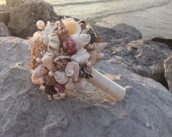 Xo bouquets pink seashell bouquet