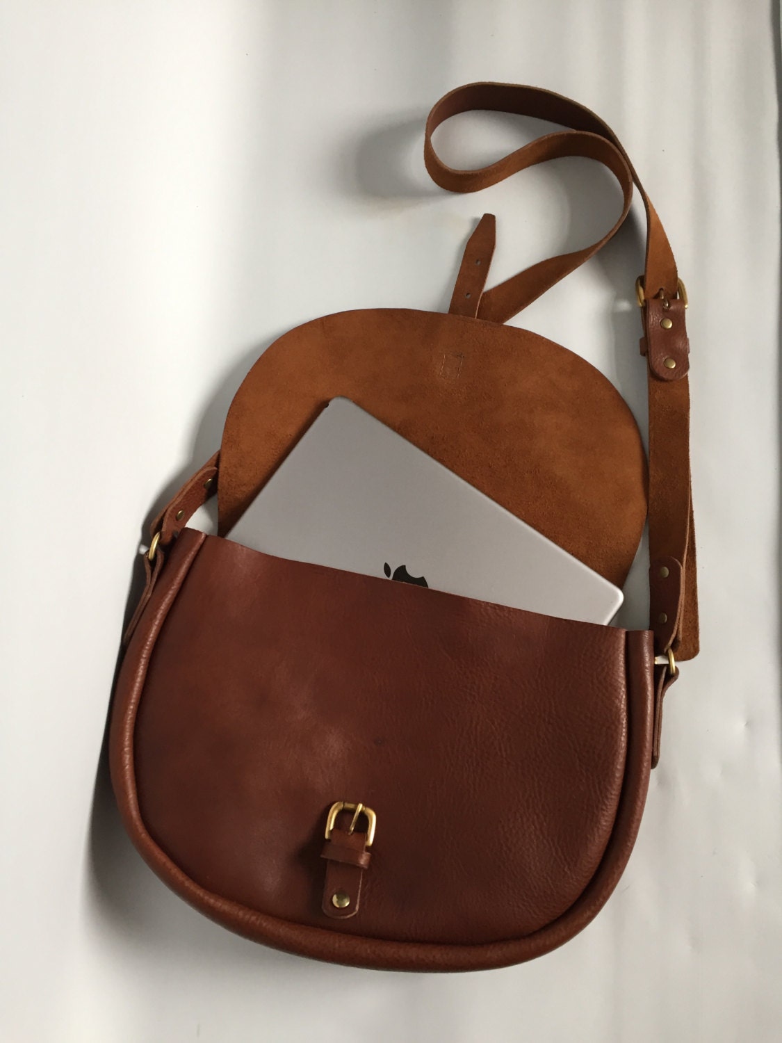 Large tan bag leather saddle bag tan leather satchel large