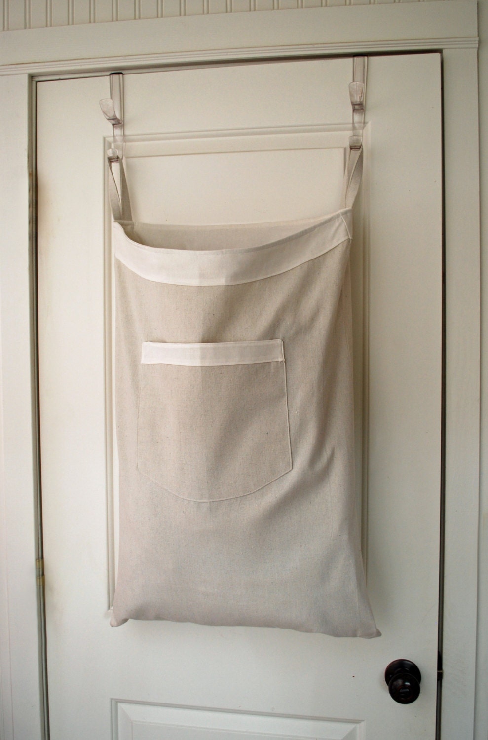 Hanging Hamper Laundry Bag Drawstring Bag with Shoulder