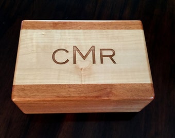 Watch Box, Mens Watch Box, Mens Jewelry Box, Watch Case, Storage, Personalized Gift, Gift for Dad, Mens Gift, Mens Watch Box