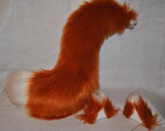 Copper Fox Set! (ears and tail)