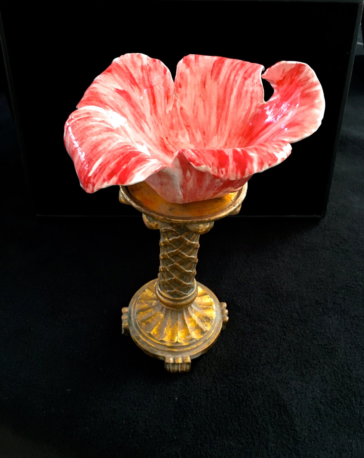 Ceramic TULIP Bowl Ceramic TULIP Candle Holder Tulip Table