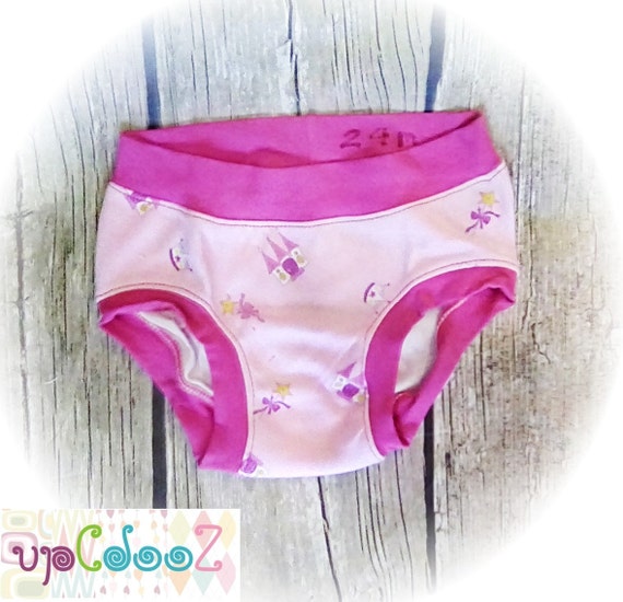Items similar to Size 24 months Baby Girls underwear, Pink Castle