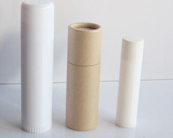 Tube for Lip Balm and Solid Cosmetics BPA Safe Plastic Twist Style See Description for Available Styles