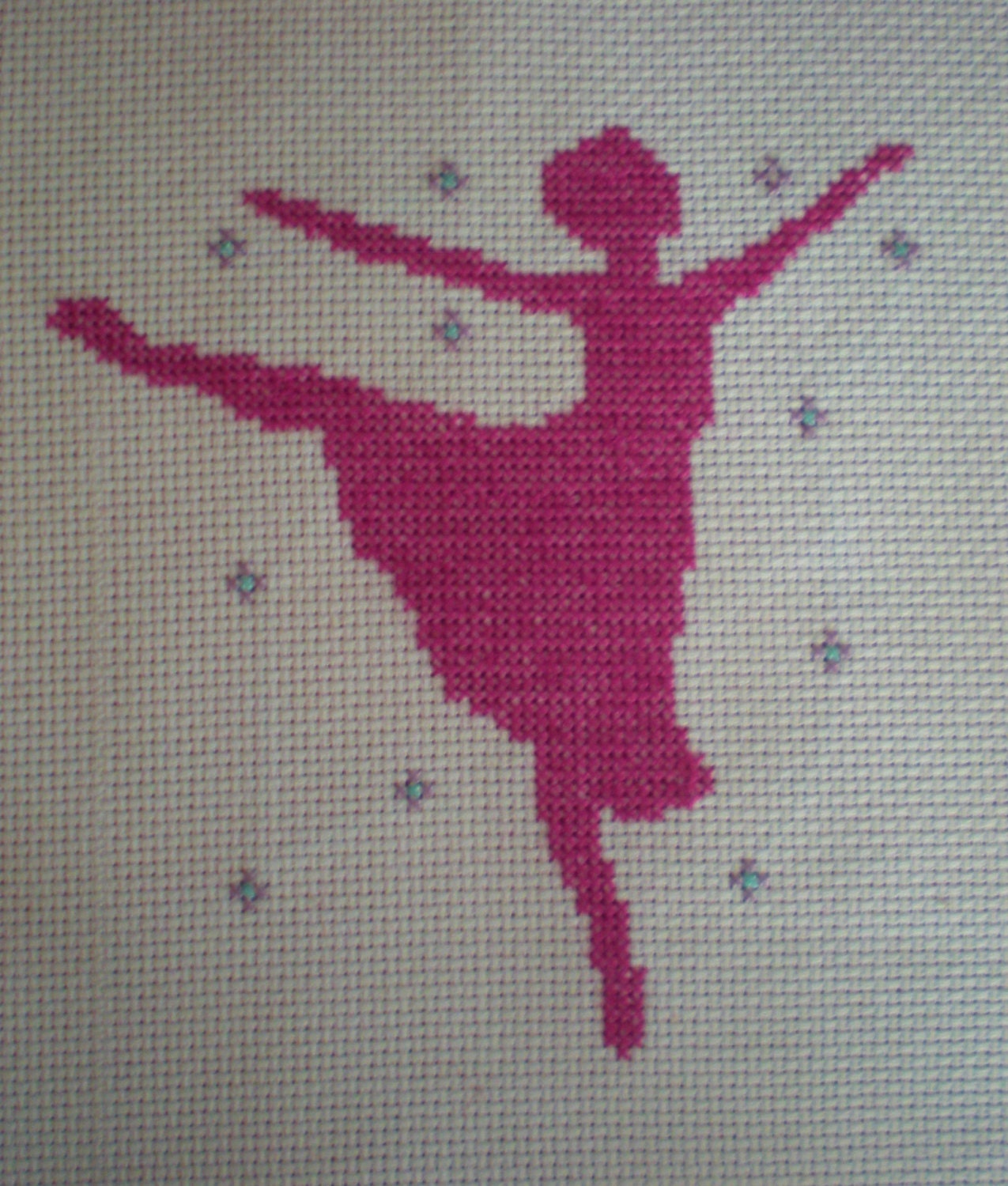 Ballerina cross stitch kit