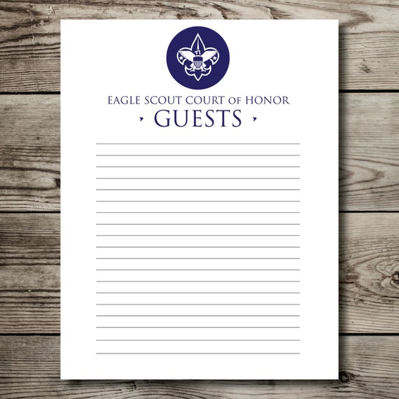 EAGLE COURT printable guest page / Eagle by VallarinaCreative