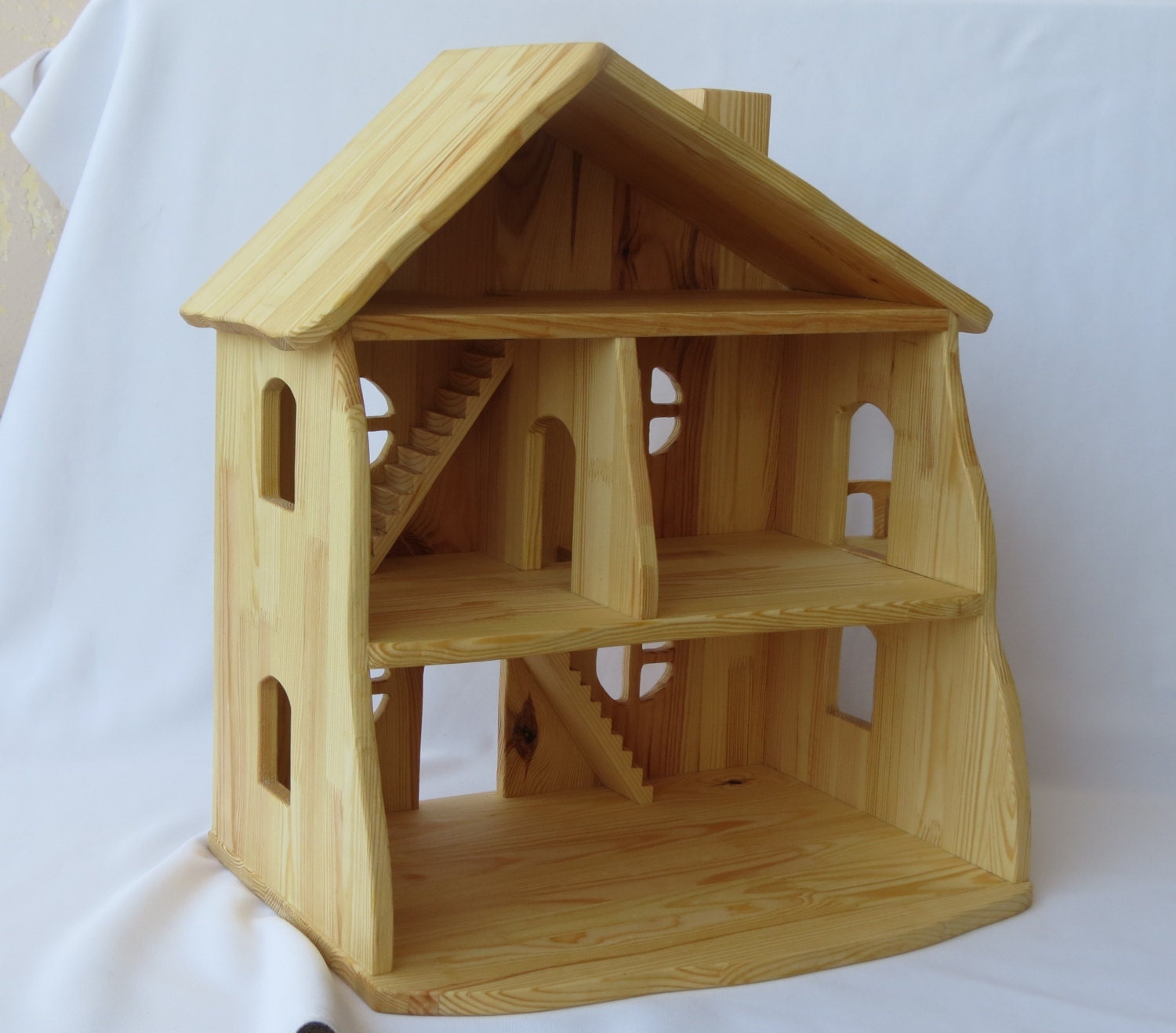 classic wooden dollhouse