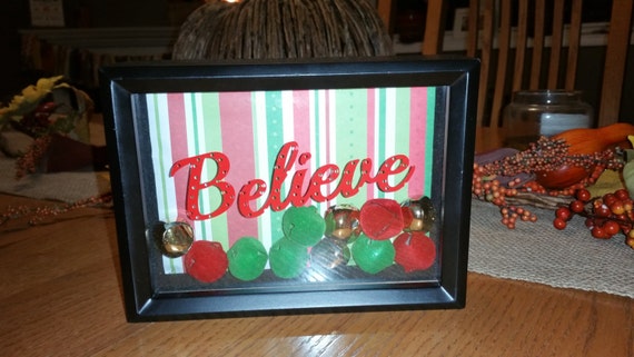 Items similar to Christmas shadow box on Etsy