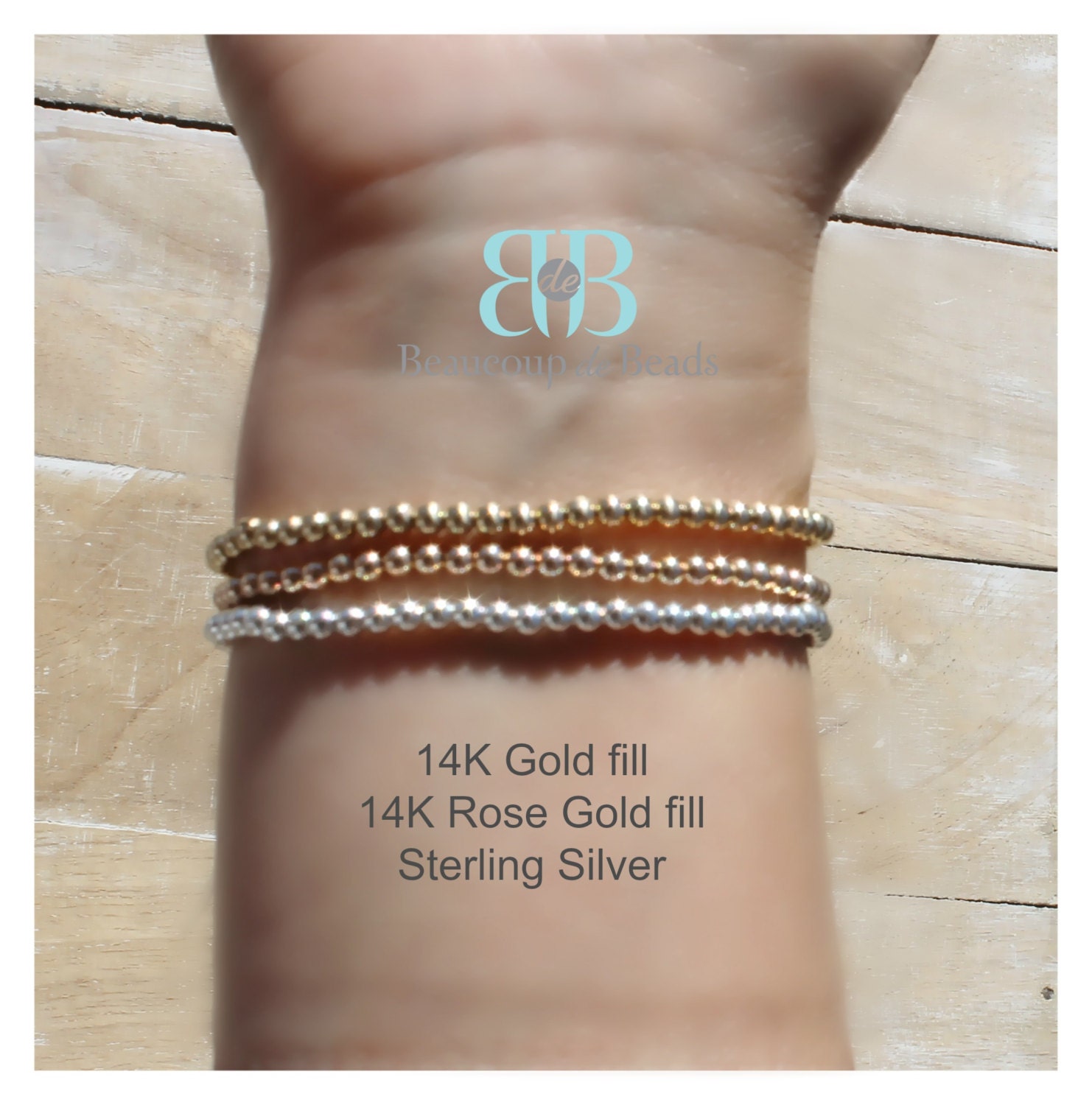 Gold bracelet14K Gold Filled bracelet gold stackable