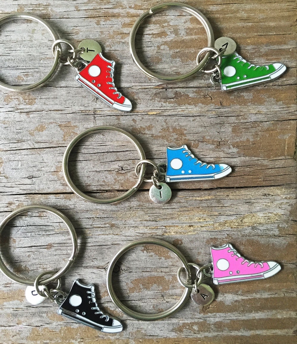 Converse Keychain/ Hi Tops Key Chain/ Converse by Beadaboutique