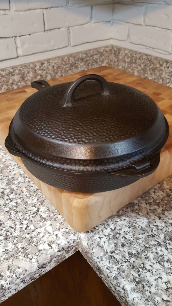 HAMMERED 8 Griswold Cast Iron Skillet With by CastIronCrusaders
