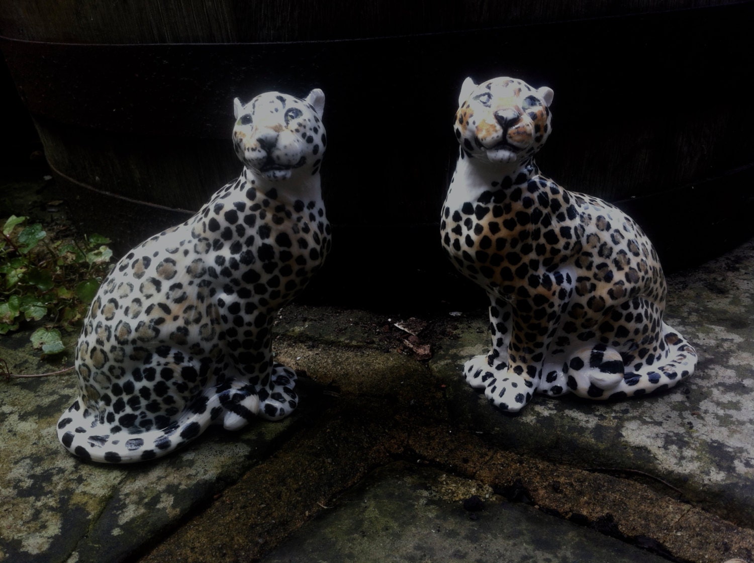 snow leopard figurines