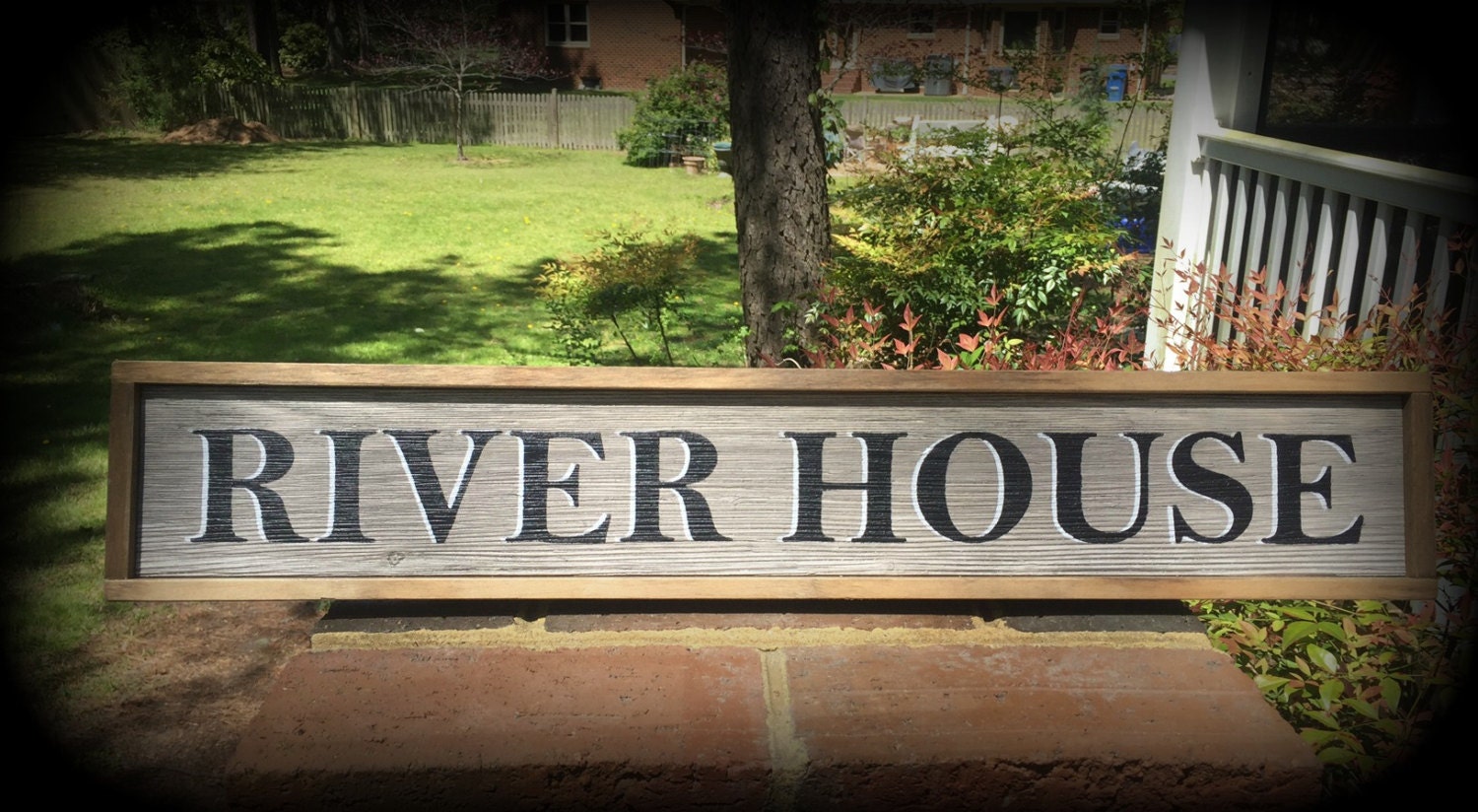 River Sign. River House Sign. Handmade Sign for your Home on