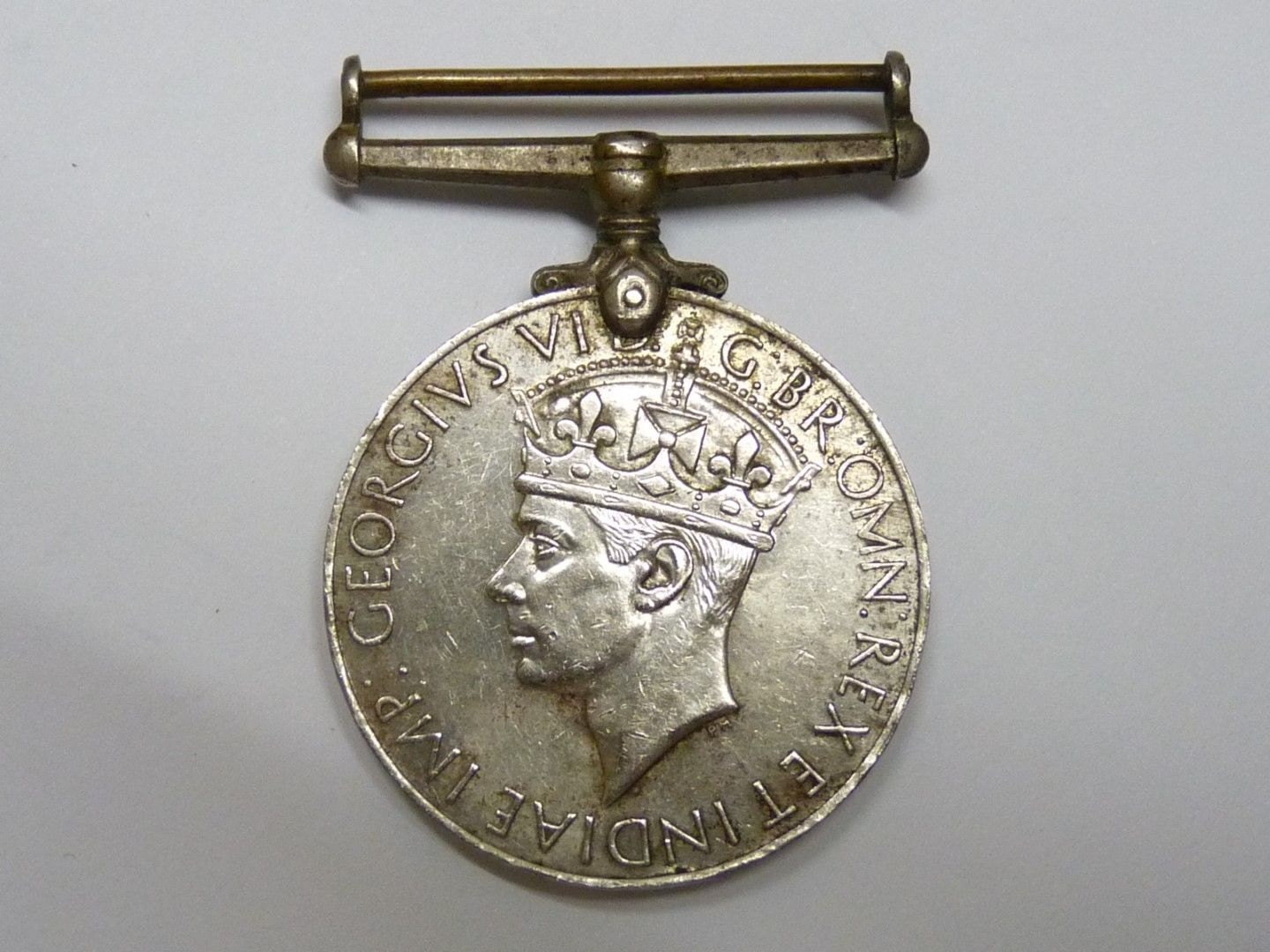 Vintage 1945 Commonwealth India War Medal 1939-1945 George VI