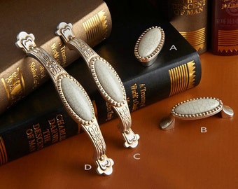 90 105 mm Antik Messing Griffe Türgriffe Türgriff von ARoseRambling