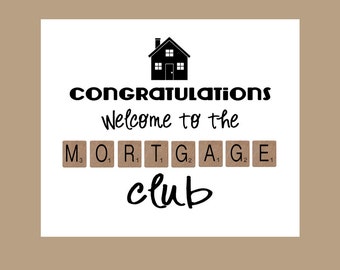 Congrats New House funny new home card | etsy Congrats New House funny new home card | etsy