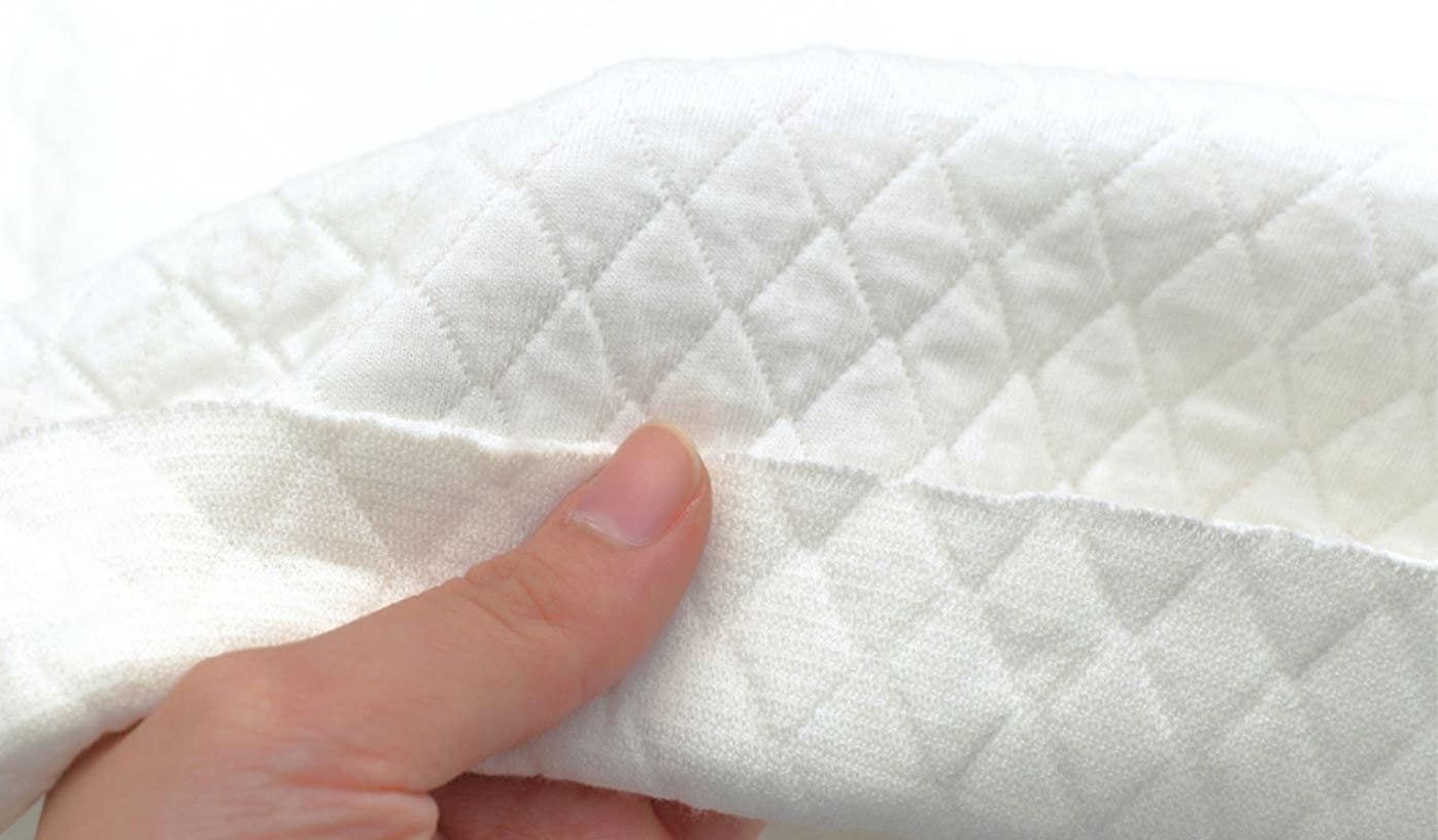 Quilted Knit Fabric White Ivory By The Yard