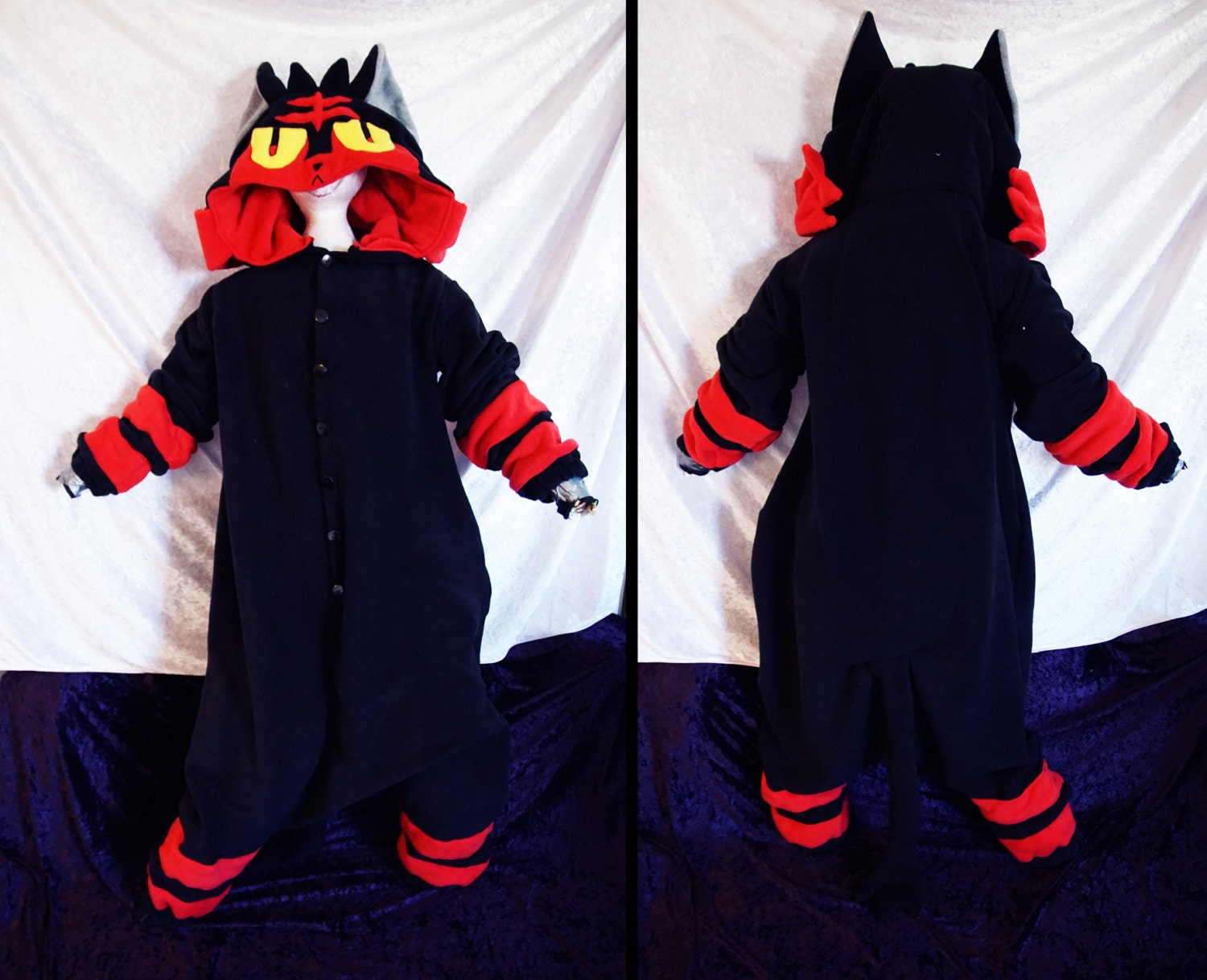 Custom kigurumi commission Onesie by MariasCreativeCorner on Etsy