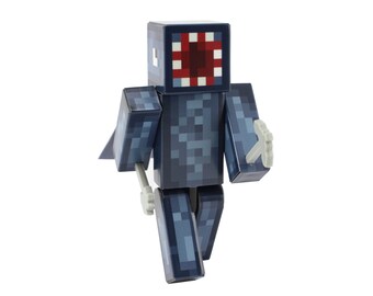 Squid - 4" Action Figure Toy, Plastic Craft by EnderToys
