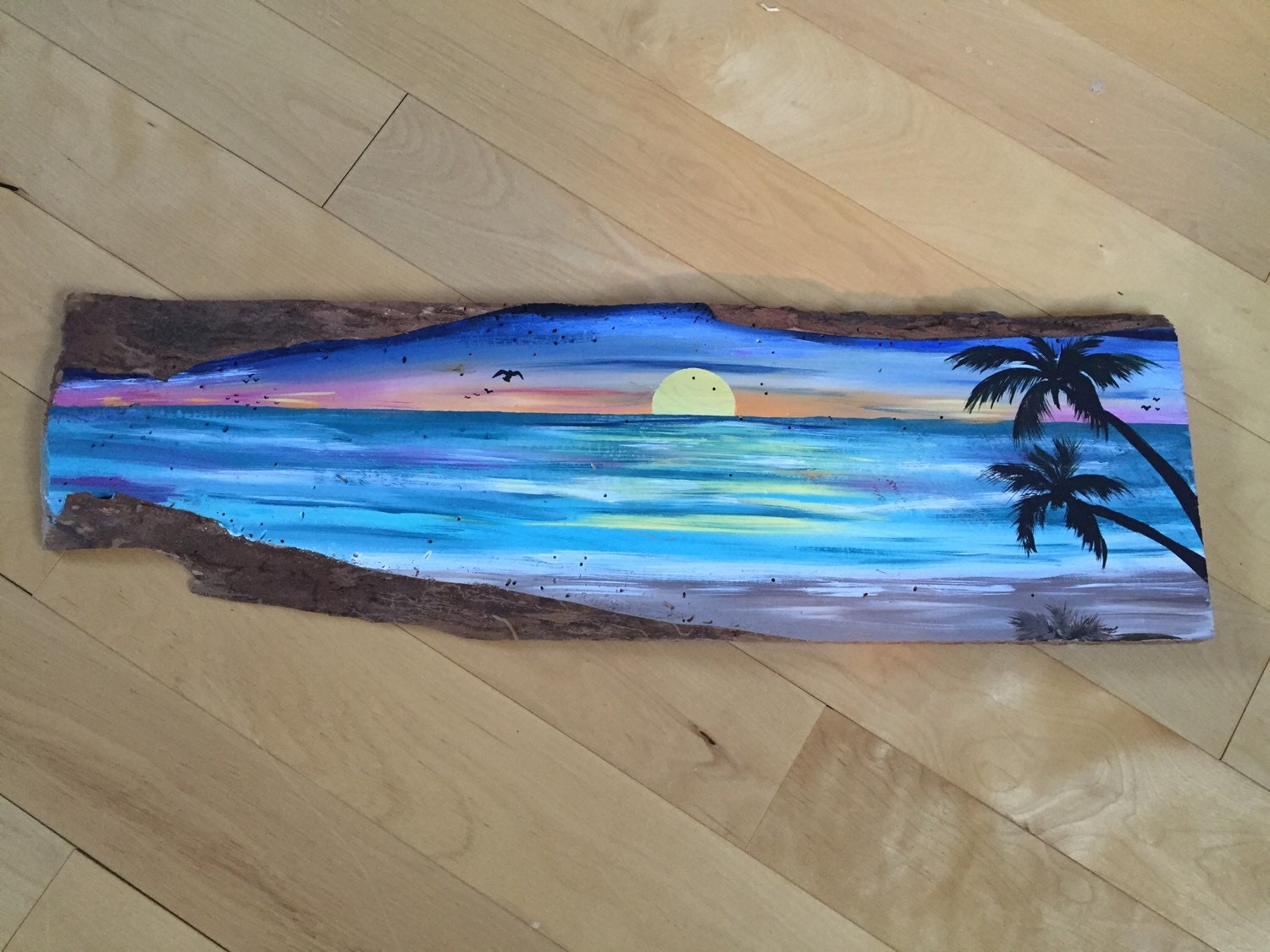 Driftwood Painting Driftwood Wall Art Driftwood Wall