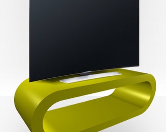 Green Gloss TV Stand - Large Hoop