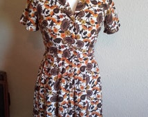 60's shirt dress