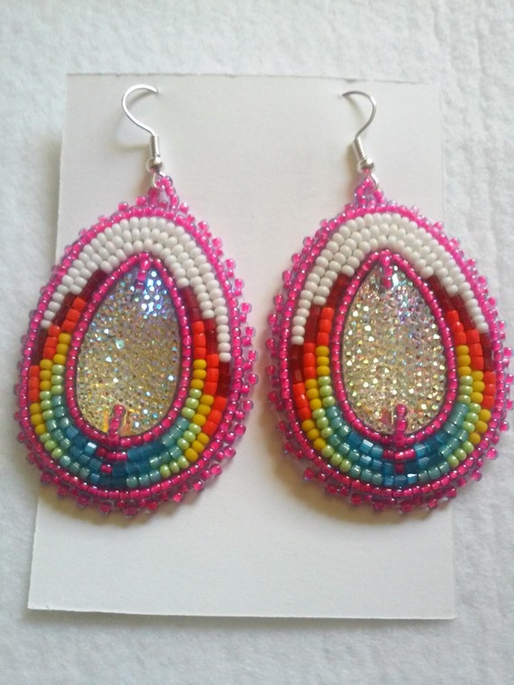 Beaded EarringsAuthentic Native American by LalaAndRavenBeadwork