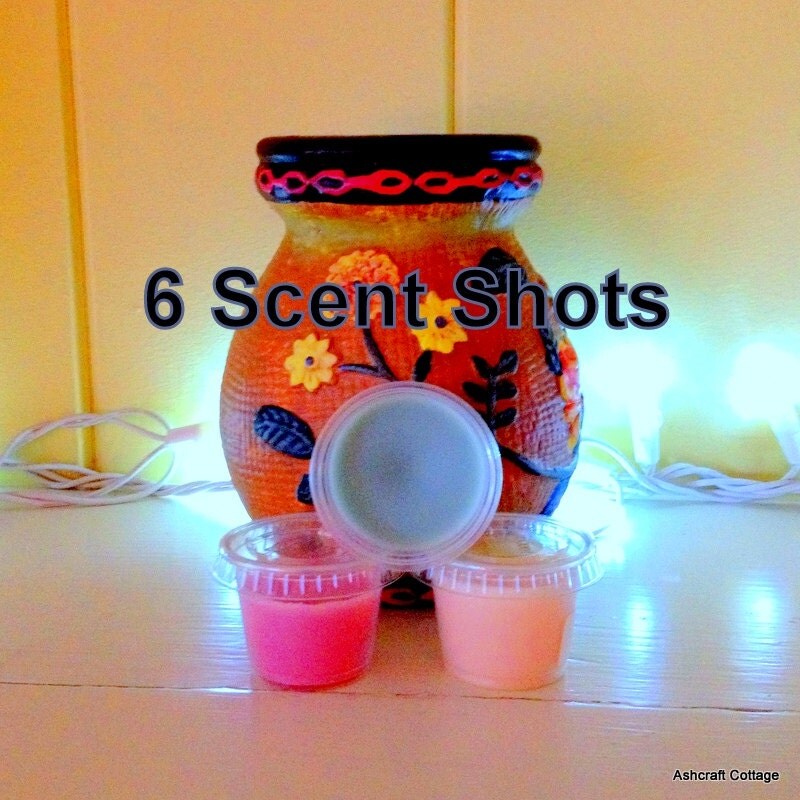 6 Scent Shots Soy Wax Melts Pick Any 6 Scents Scented Wax