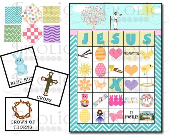items-similar-to-easter-religious-bingo-10-printable-cards-instant