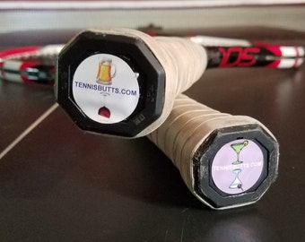 Tennis Butts are a great tennis gift idea for tennis players and easily adheres to their tennis racket! Makes a great gift!