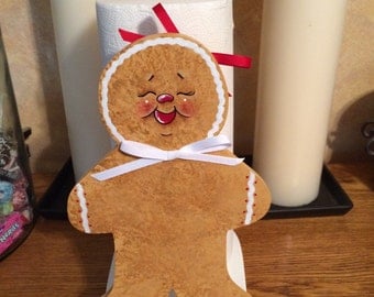 Holiday paper towel holder