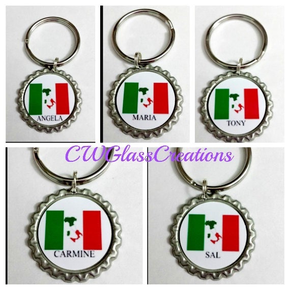 Italian wine charms keychainsItaliangift for momgift for