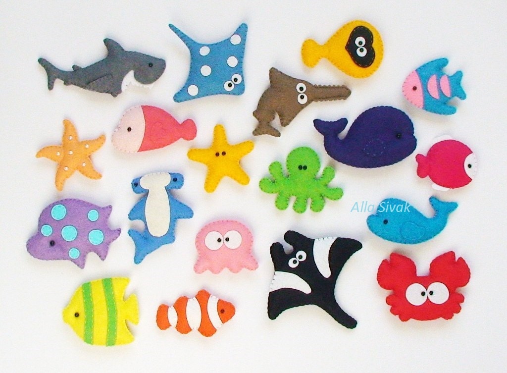 Sea Creatures set of sea creatures Sea LifeSea Life