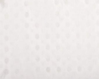 Ivory Check Taffeta Brocade Fabric-By-The-Yard