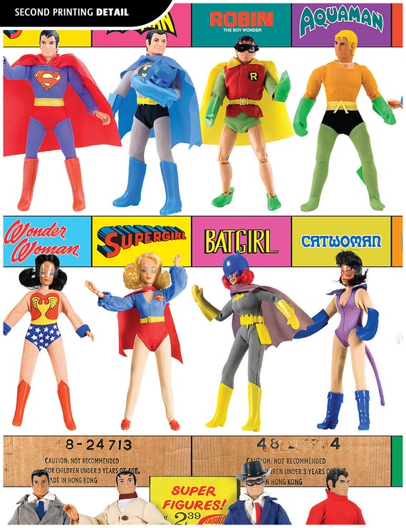 Poster Mego World's Greatest Super-Heroes Toys Art Print