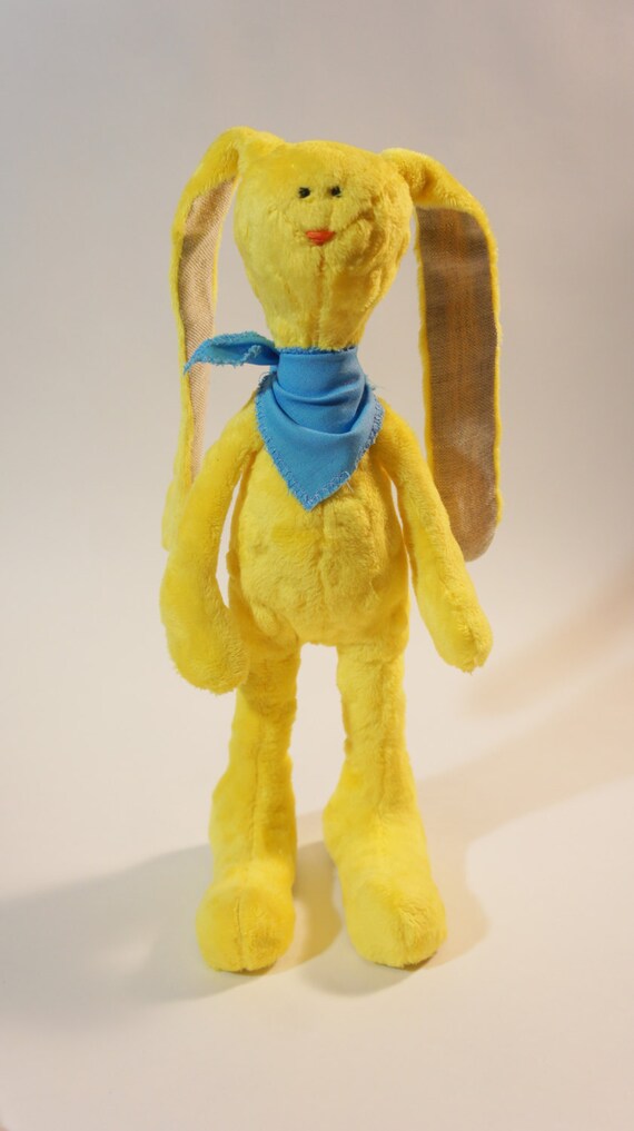 yellow bunny plush