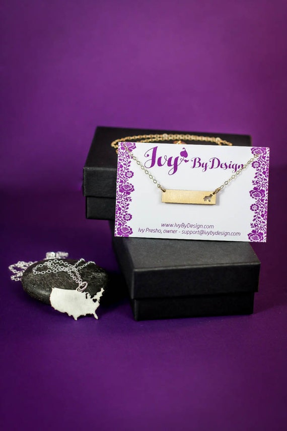 SALE Texas State Jewelry Texas Necklace Custom Silver