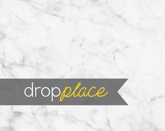 White Grey Marble Backdrop Photo Background Photo Booth Wedding, Floor Drop, Durable Matte Vinyl Photo prop (Multiple Sizes Available)