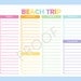 printable packing checklist printable packing list for the