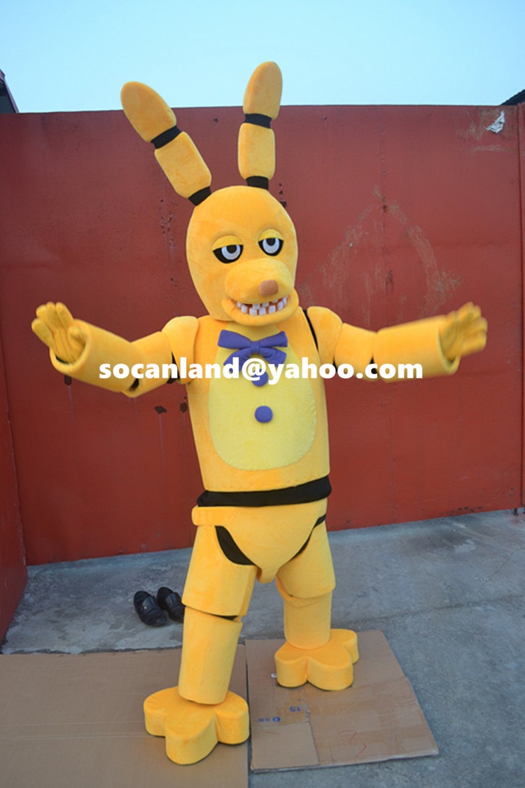 FNAF Golden Bonnie Mascot CostumeFNAF by cartoonmascotcostume