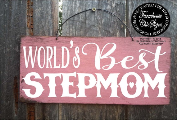 stepmom gift, gift for stepmom, stepmom sign, mother's day gift stepmom, stepmom, stepmother, stepmother gift, step mom, step mother, 229