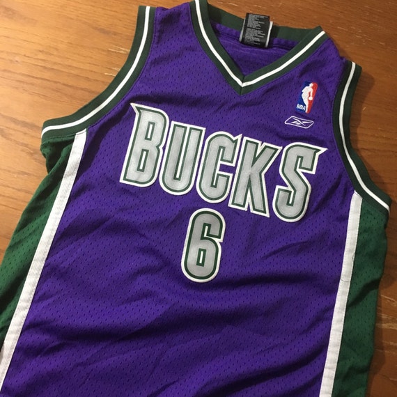 Throwback Andrew Bogut Milwaukee Bucks Stitched by VintageMNT