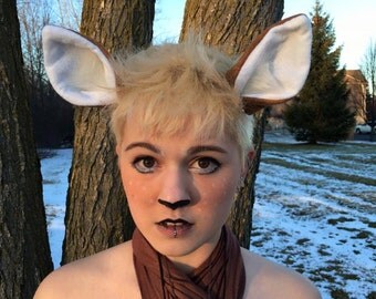 Deer Ears and Tail for Costumes - Fawn / Faun or Bunny Tail