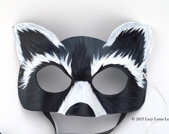 raccoon mask, Animal Masquerade Mask, Masked Ball, Fursona Costume, Raccoon Cosplay, Animal Costume, Cute Raccoon, Guardian Spirit Mask