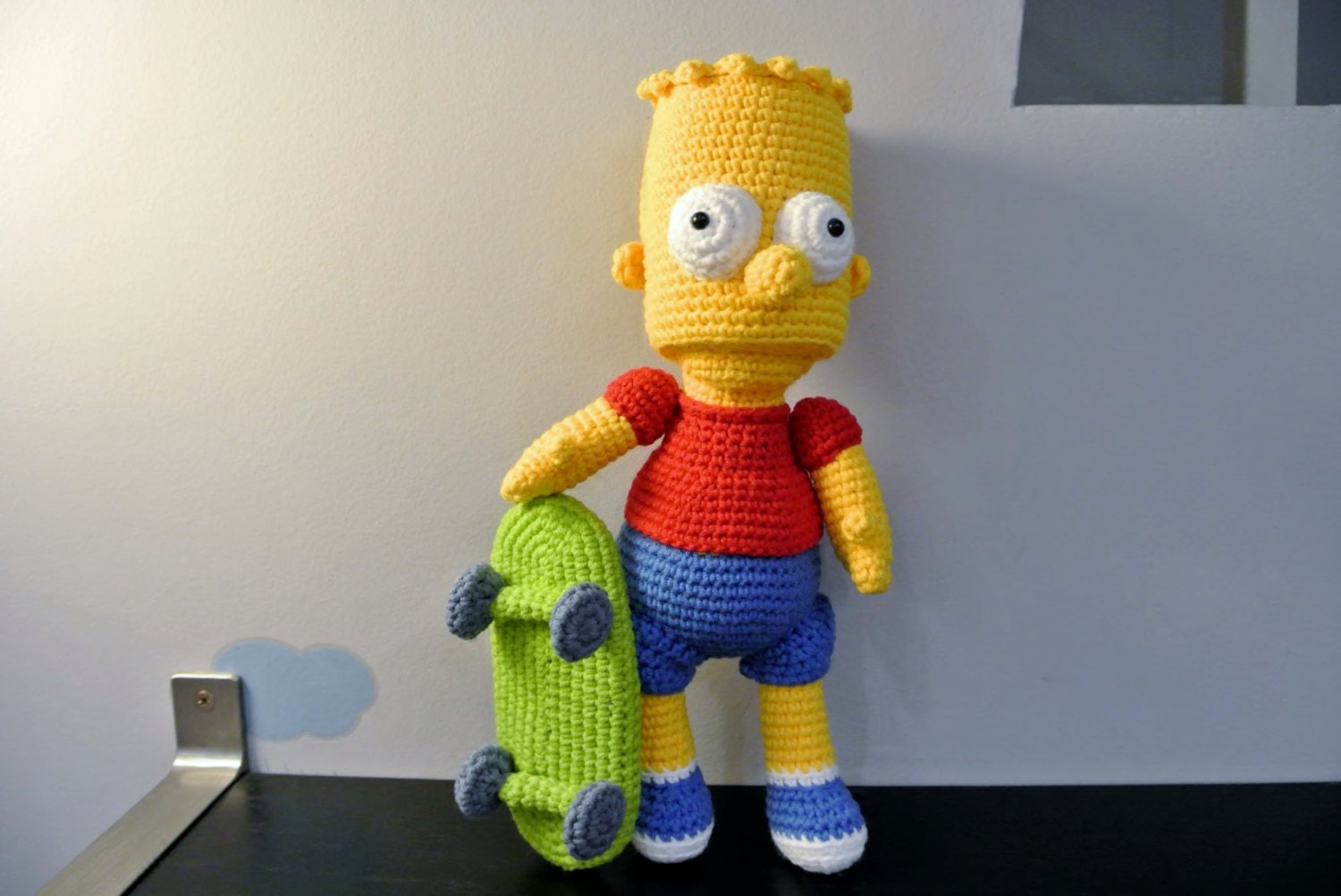 Crochet Bart Simpson Amigurumi Handmade Crochet Amigurumi